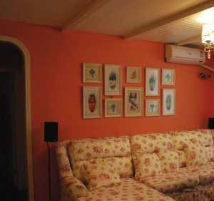 沙发美式乡村客厅三米装修效果图