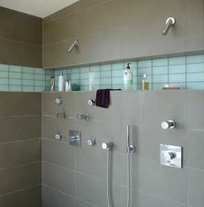 卫生间洗手盆墙面瓷砖装修效果图