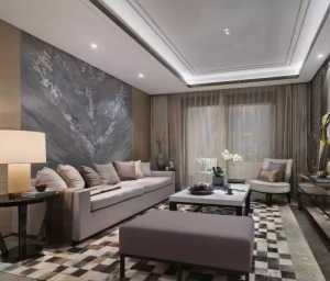欧式古典三居室客厅沙发装修效果图