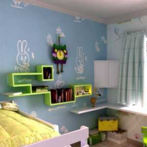 现代别墅简单时尚儿童房装修效果图