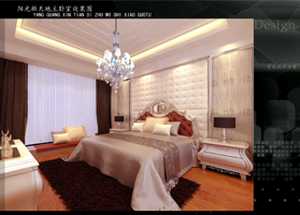 中式韩式婚房现代装修效果图