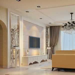 白领富裕型客厅时尚装修效果图
