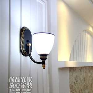 简洁富裕型灯具沙发背景墙装修效果图