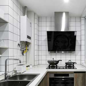 现代三居开放式厨房装修效果图