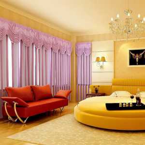 中式现代混搭色系卧室装修效果图