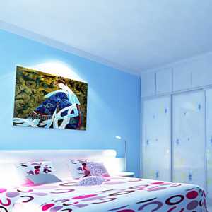 卧室现代卧室蓝白收纳装修效果图