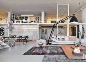 茶几地毯客厅吊灯现代简约装修效果图