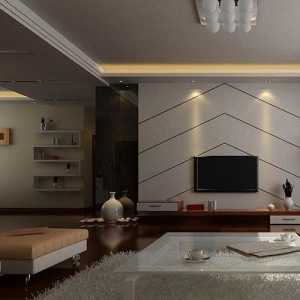 现代别墅透亮温和型起居室装修效果图