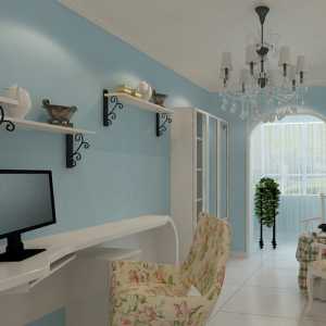 现代别墅地中海式起居室装修效果图