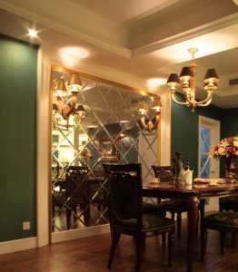 四居餐厅欧式古典壁纸装修效果图