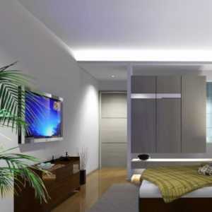 双人卧室家具台灯现代简约装修效果图
