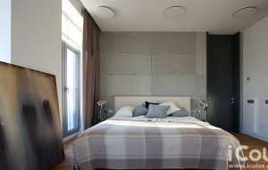 现代两居室时尚卧室装修效果图