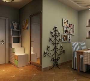 现代黑白格调型起居室装修效果图