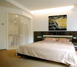 白色现代卧室家具飘窗装修效果图