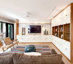 新中式大户型实木客厅沙发装修效果图