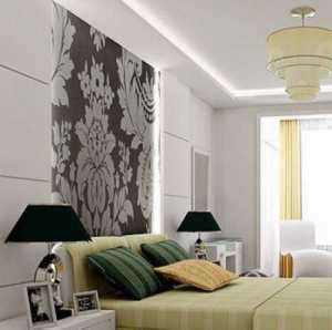 现代美式三室一厅卧室装修效果图