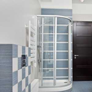 现代大户型卫生间浴室柜装修效果图