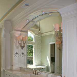 镜子小卫生间卫浴洁具浴缸装修效果图