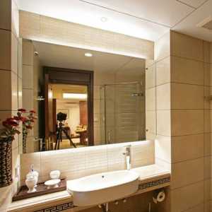 镜子淋浴房卫生间现代装修效果图