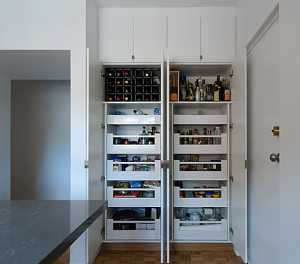 橱柜开放式厨房现代壁柜门装修效果图