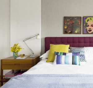 卧室现代绿色墙面别墅装修效果图
