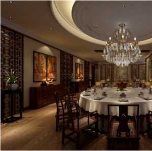 欧式新古典客厅餐厅装修效果图