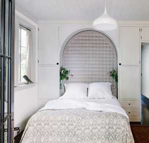 现代暖装一居卧室温馨装修效果图