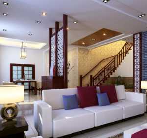 中式客厅横梁装修效果图
