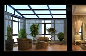 现代客厅吊顶窗帘吸顶灯装修效果图