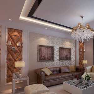 古典美式客厅温馨装修效果图