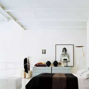 现代极简主义卧室装修效果图