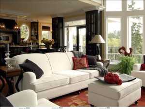 沙发小清新简约三居室装修效果图