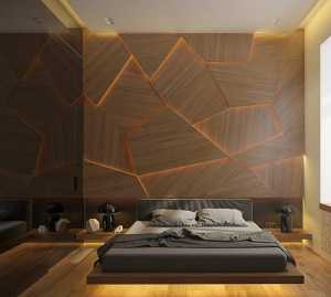 卧室50平米原木色二居室装修效果图