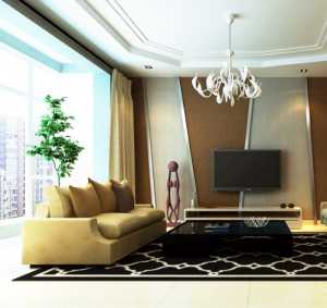 现代别墅灰色柔软沙发客厅装修效果图