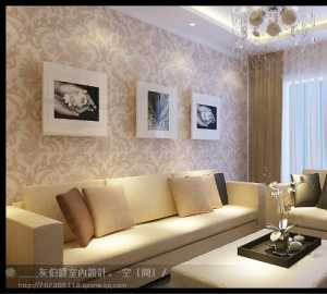 轻法式浪漫客厅沙发背景墙装修效果图