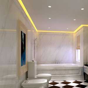 卫生间砖砌浴室柜装修效果图