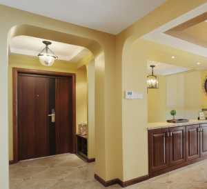 现代家用厕所棕色背景墙装修效果图