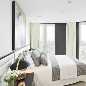 卧室白色墙面现代三居装修效果图