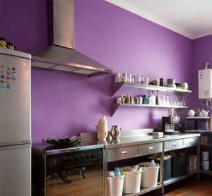 现代厨房橱柜二居装修效果图