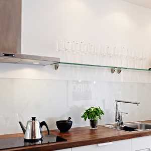 绿色小清新厨房40平米装修效果图