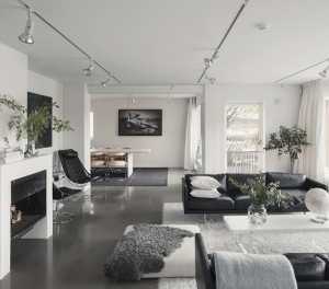 现代家具真皮沙发客厅装修效果图
