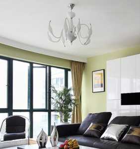 布艺沙发窗帘客厅实木茶几装修效果图