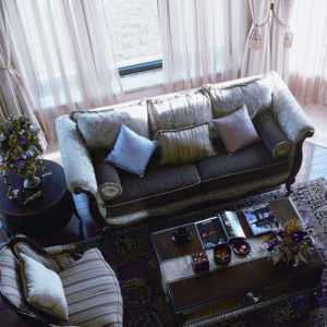 客厅沙发窗帘韩式装修效果图