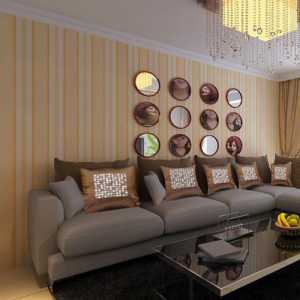 大户型沙发背景墙客厅现代装修效果图