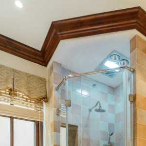 面盆柜简易淋浴房简约镜子装修效果图