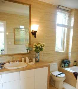 现代别墅精致卫生间浴室装修效果图
