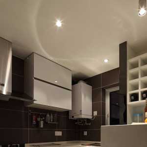 现代橱柜厨房交换空间装修效果图