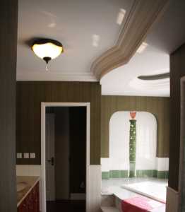 面盆瓷砖背景墙镜子卫生间装修效果图