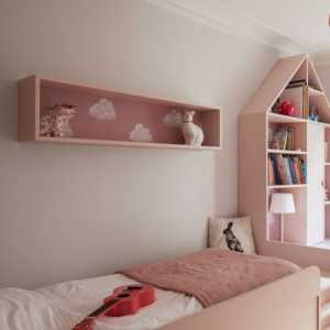 新古典别墅粉色婴儿儿童房装修效果图