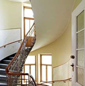 欧式古典别墅楼梯装修效果图